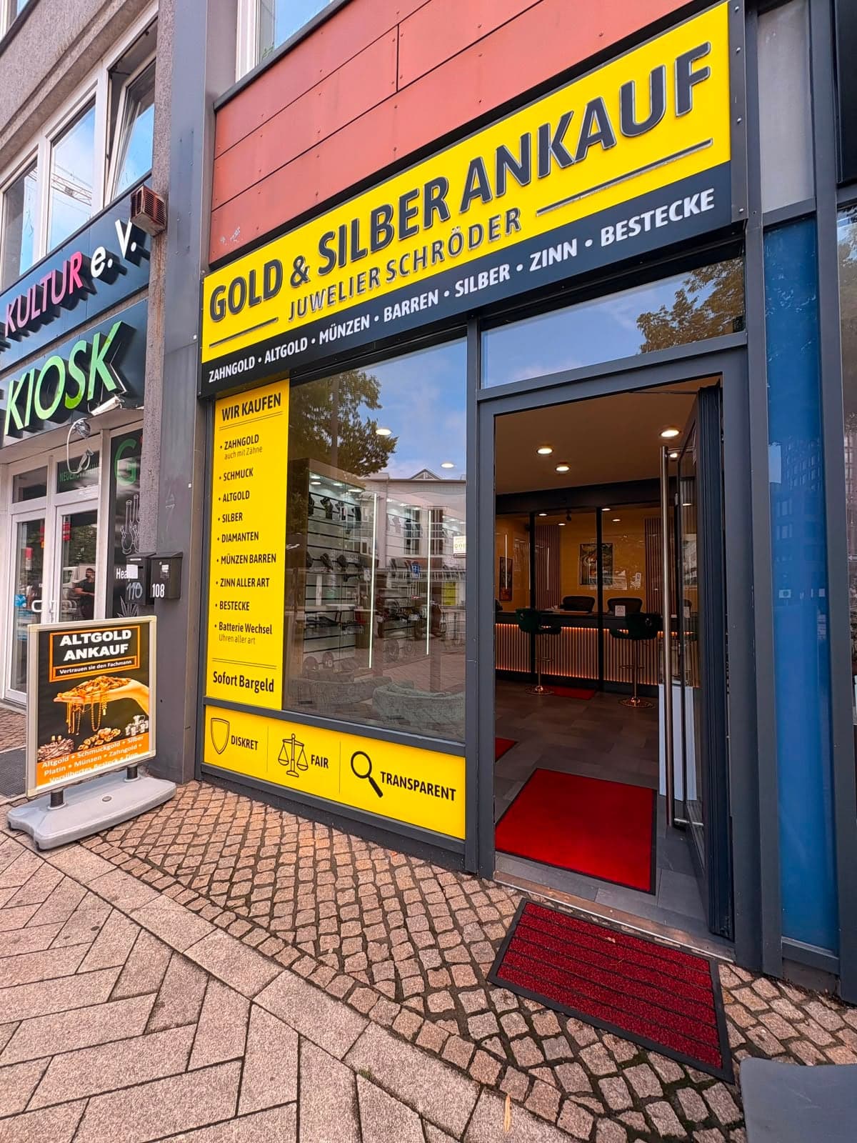 Ankauf vor Ort, Juwelier Schröder Hamburg